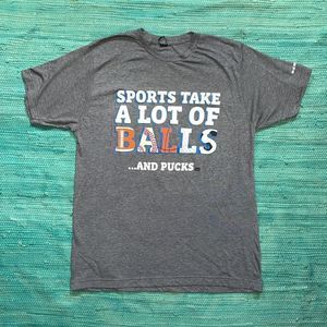 “Sports take a lot of balls” funny T-shirt men’s